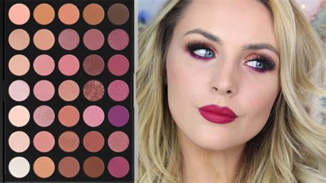 Morphe 35xo Natural Flirt Artistry Palette Swatches And Makeup Look Youtube