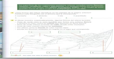 1 Ficha El Relieve PDF Document