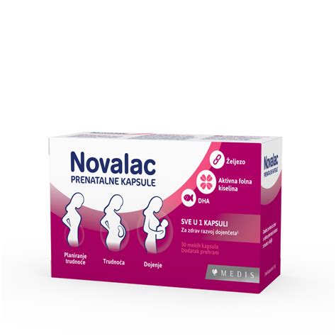 Novalac Prenatal Kapsule 30 Komada
