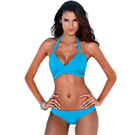 Kayvis Sexy Criss Cross Bikini Brazilian 2019 Bandage Swimsuit Women Push Up Swimwear Bikini Set