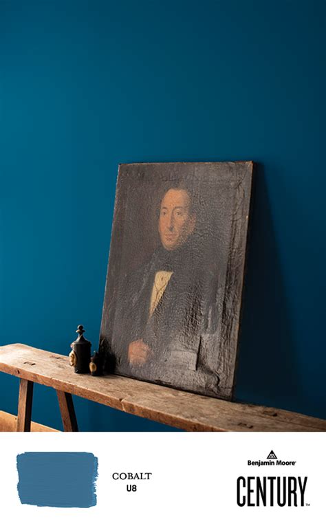 Captivating Cobalt Blue Wall With Century Soft Touch Matte Paint