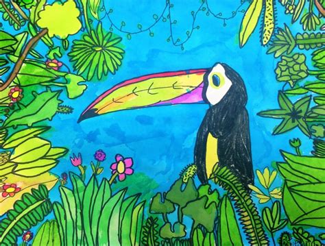 Henri Rousseau Toucan Art Lesson For Kids Leah Newton Art Toucan