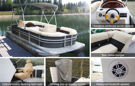 2020 New 4 Person Electric Pontoon Boat For Sale Buy 4 Person Pontoon