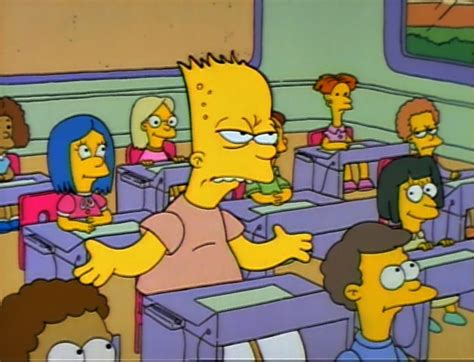 Diario Los Simpson Temporada 2 Capítulo 1 Bart Reprueba