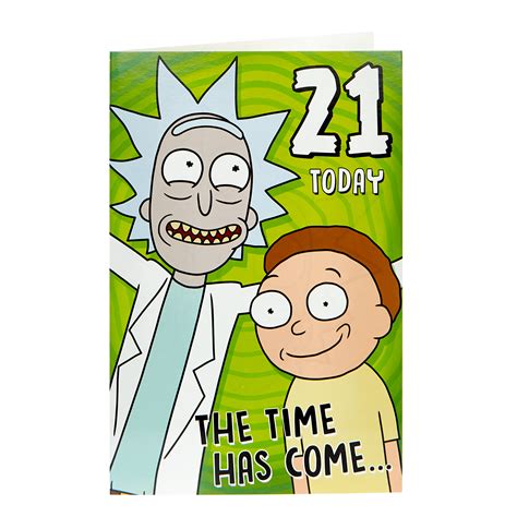 Printable Rick And Morty Birthday Card Printable Word Searches