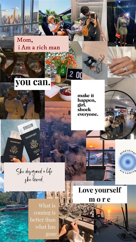 Vision Board Collage Vision Board Examples Vision Board Wallpaper