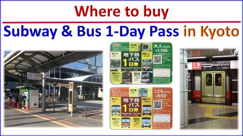 where to buy subway and bus pass in kyoto kyoto bus and train guide
