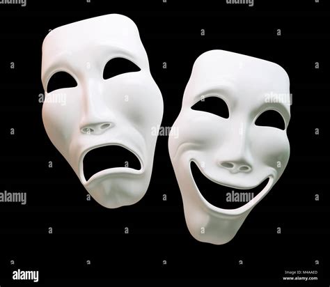 Drama Masks Black And White Hi Res Stock Photography And Images Alamy