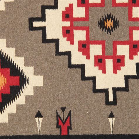 Navajo Style Hand Woven Wool Area Rug V8 81 X 910 Pasargad