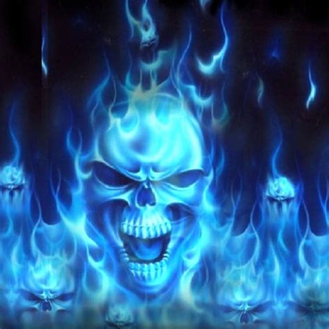 Blue Fire Skull Live Wallpaper 300 Mb Latest Version For Free