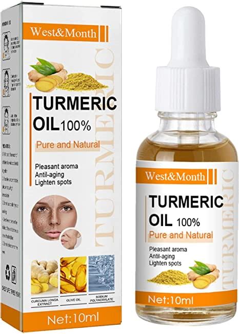 Turmeric Face Oil 10ml Turmeric Essential Oil Organic 100 Pure And