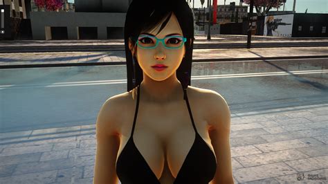 Kokoro Bikini With Glasses Update For Gta San Andreas