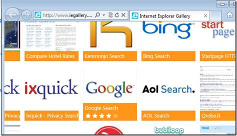 Change The Default Search Provider Bing In Internet Explorer In
