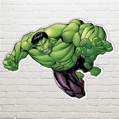 Marvel The Hulk Wall Art 63 X 83cm Partyrama