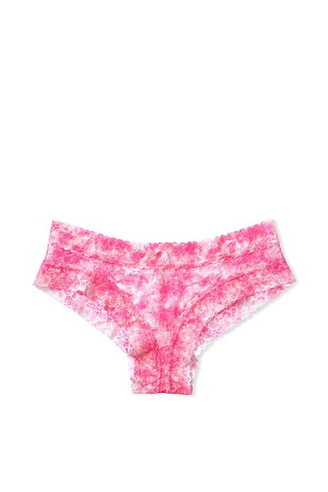 buy victoria s secret floral lace cheeky panty from the victoria s secret uk online shop