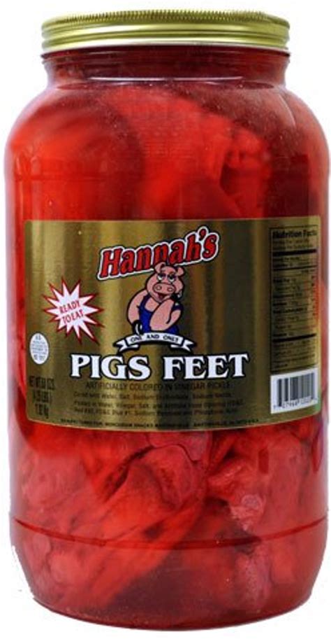 Hannahs Pickled Pigs Feet Gallon
