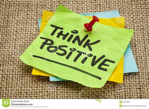 Think positive stock image. Image of black, self, optimistic - 33973607