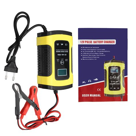 What does agm stand for? 12V 5A Pulse Repair Charger with LCD Display Battery ...
