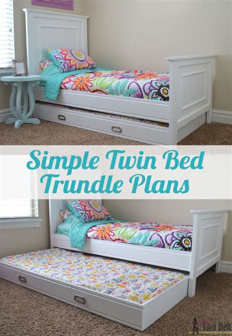 This article looks at some products to take into account when searching for the best twin mattress for children. Simple Twin Bed Trundle - Her Tool Belt