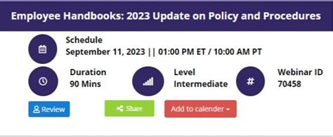 Employee Handbooks 2023 Update On Policy And Procedures Sep 2023