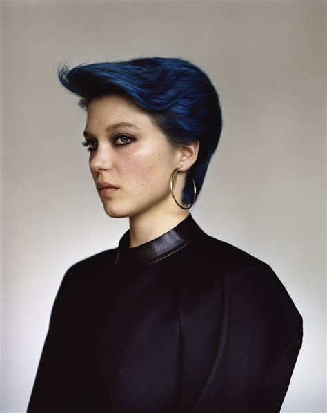 léa seydoux blue is the warmest color photoshoot cortes de pelo cabello