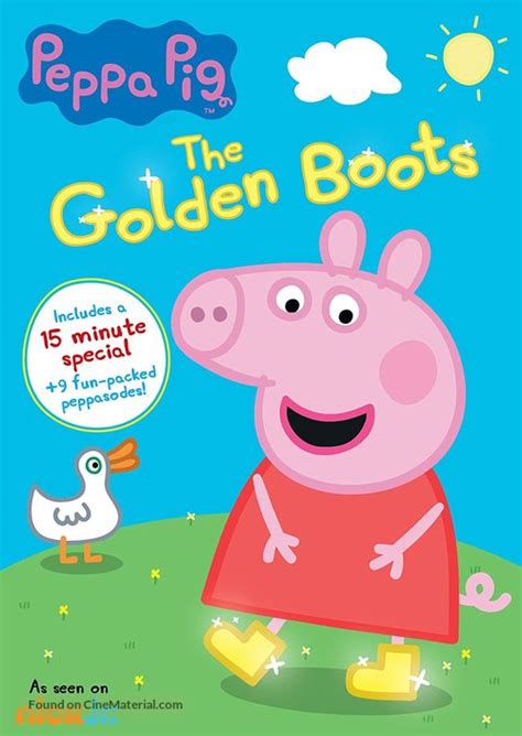 Peppa Pig The Golden Boots 2015 Dvd Movie Cover