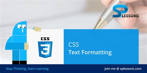 Css Text Formatting Splessons