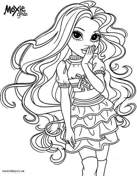 Moxie Girlz Coloring Pages Photo 4 Coloring Pages Blank Coloring