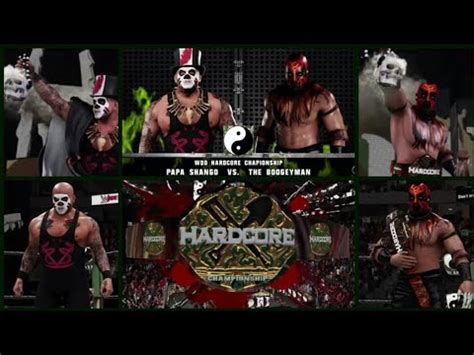 WWE 2K18 Papa Shango VS The Boogeyman WDD Hardcore Championship YouTube