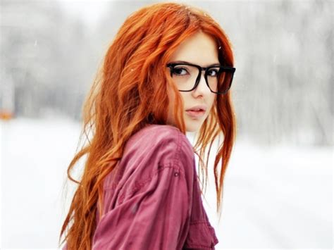 Redhead Wearing Glasses Prettygirls
