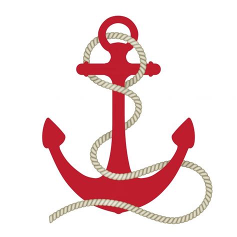 Clipart Anchor With Rope