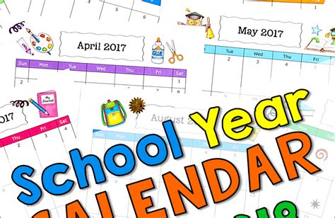 Have You Grabbed Your Free 2017 2018 School Year Calendar From Laura