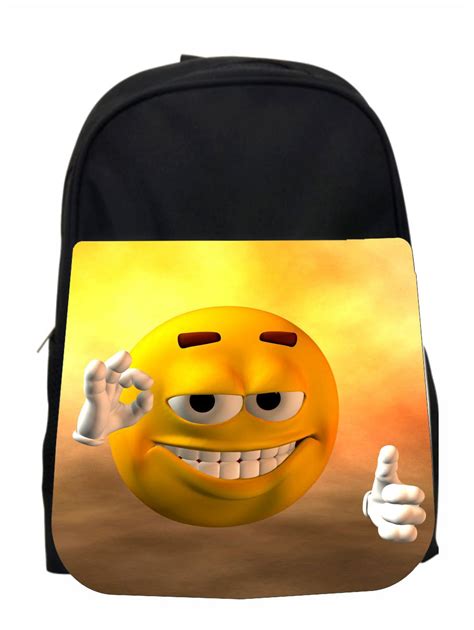 Bookbag Emoji Thumbs Up Kids Pre School Backpack