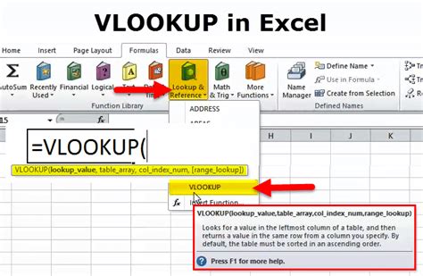 Vlookup In Excel Formula Examples How To Use