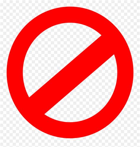 Download No Symbol Clip Art At Clipart Library Prohibited Clipart