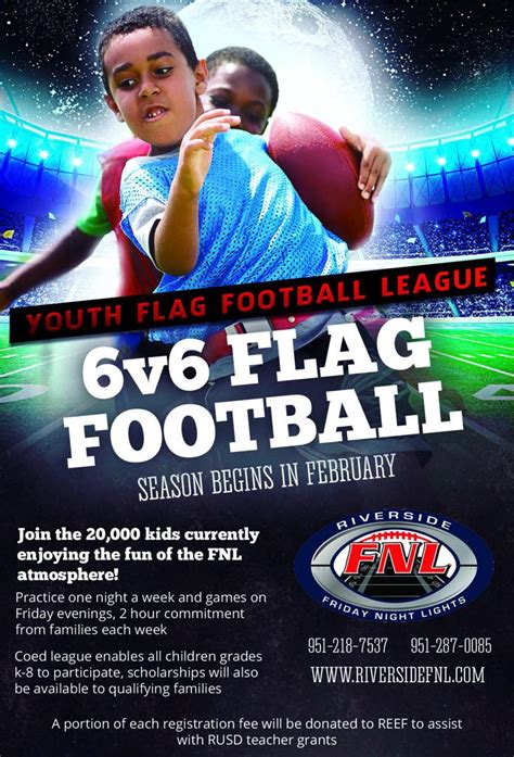 Top 5 Under The Lights Flag Football Riverside 2022