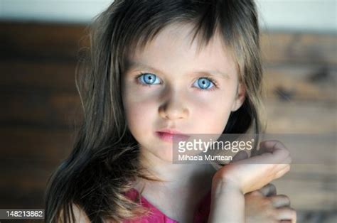 Girl With Blue Eyes High Res Stock Photo Getty Images