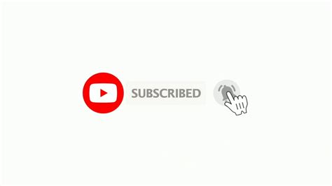 Animated  Subscribe Button And Bell Icon  With Sound Download