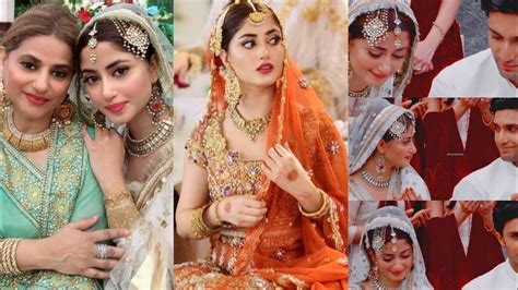 2020 Sajal Ali Wedding Picturessajal Ali Marriage Picssajal Ahad