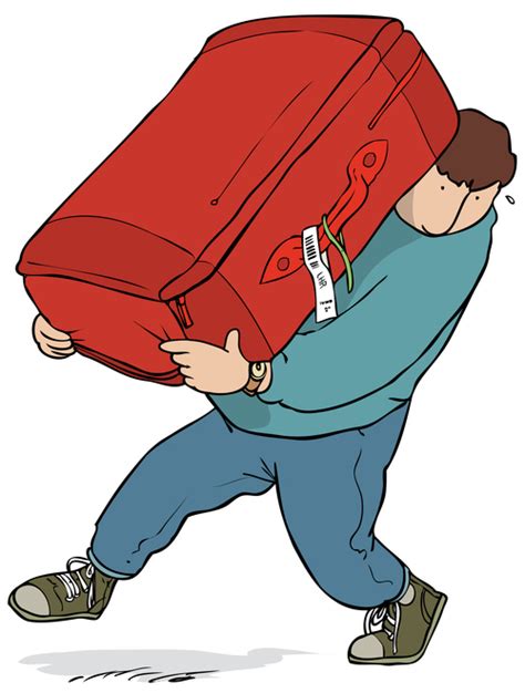 With Heavy Luggage Clipart 20 Free Cliparts Download Images On