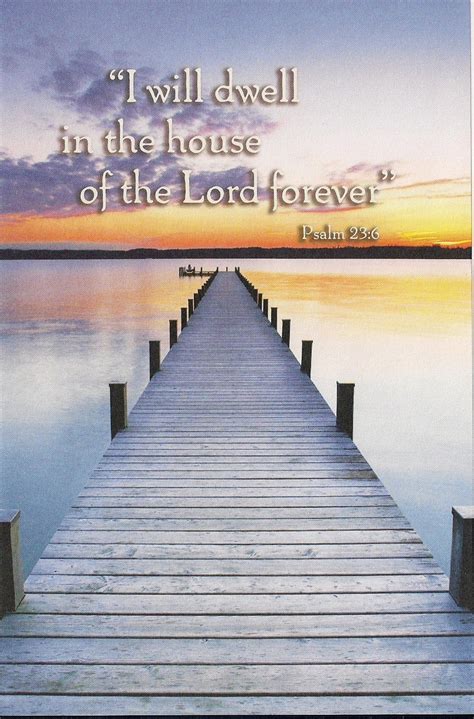 Funeral Bulletin Psalm 236 I Will Dwell In The House Of The Lord St