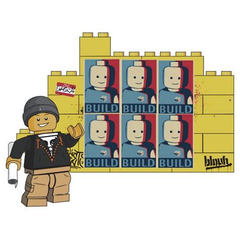 Lego Obey By Blouh Lego Character Fallout Vault Boy