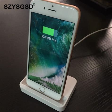 Szysgsd Dock Station Charger For Iphone 7 6s 6 Plus Desktop Charging
