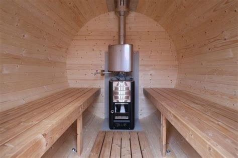 2 4 Person Barrel Sauna W20 Bzb Cabins Barrel Sauna Diy Hot Tub