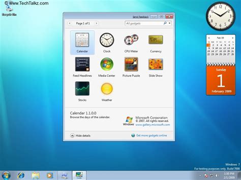 Configure Desktop Gadgets In Windows 7