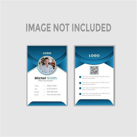 Premium Vector Vector Vector Abstract Id Cards Template Concept
