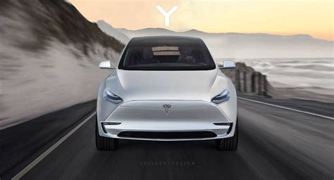 Tesla Model Y Design 4 Model Y Renders With Clues Ahead Of The Big