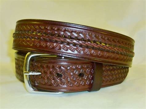 Join prime to save $2.80 on this item. Men's Quality Handcrafted Western Tooled & Braided Leather ...