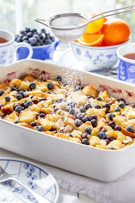 Blueberry Overnight French Toast Casserole Saving Room