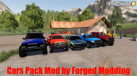 Cars Pack Mod V10 By Forged Modding For Fs19